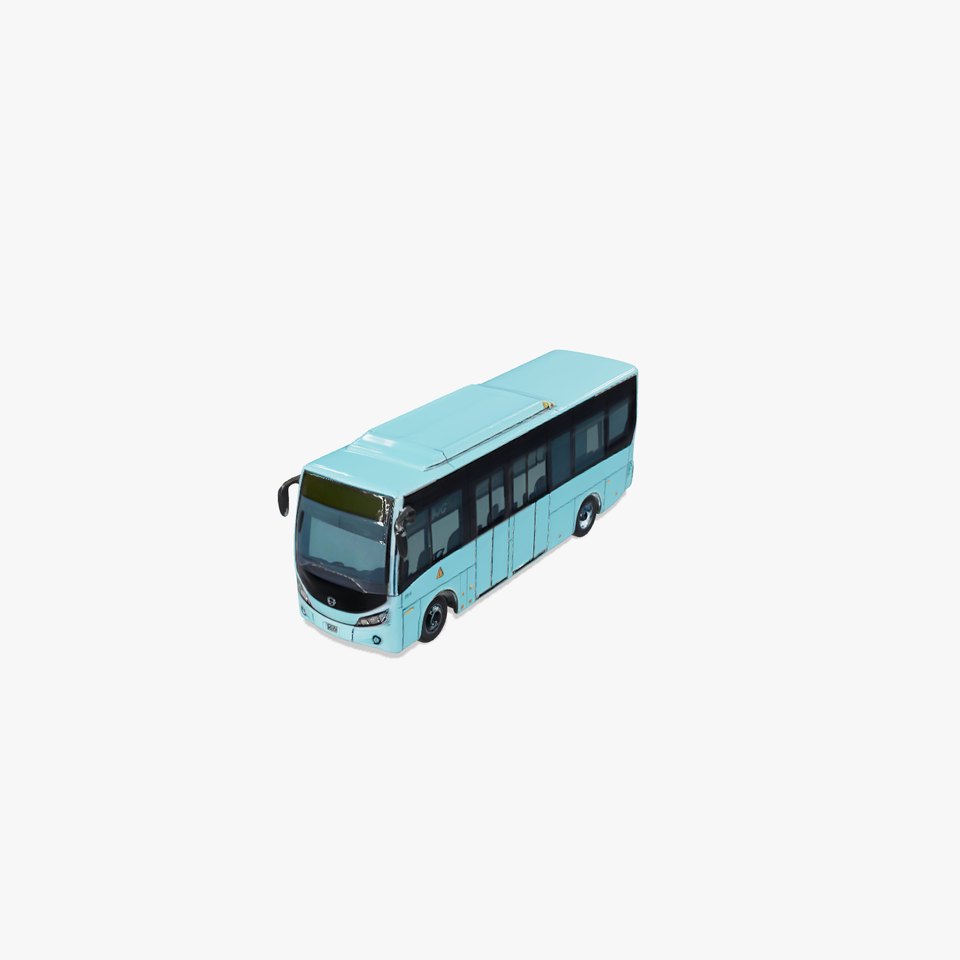 Sky Blue Bus model pack